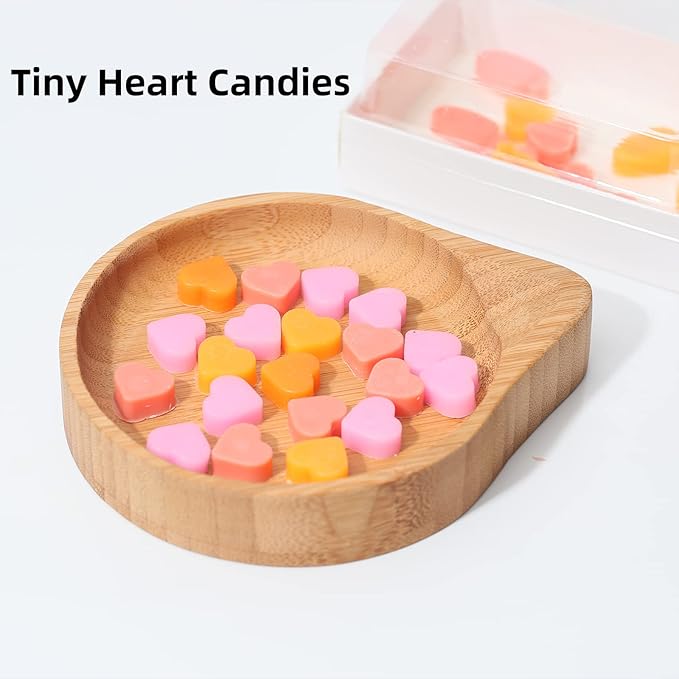 Amyandone Mini Heart Silicone Mold, 150 Cavities