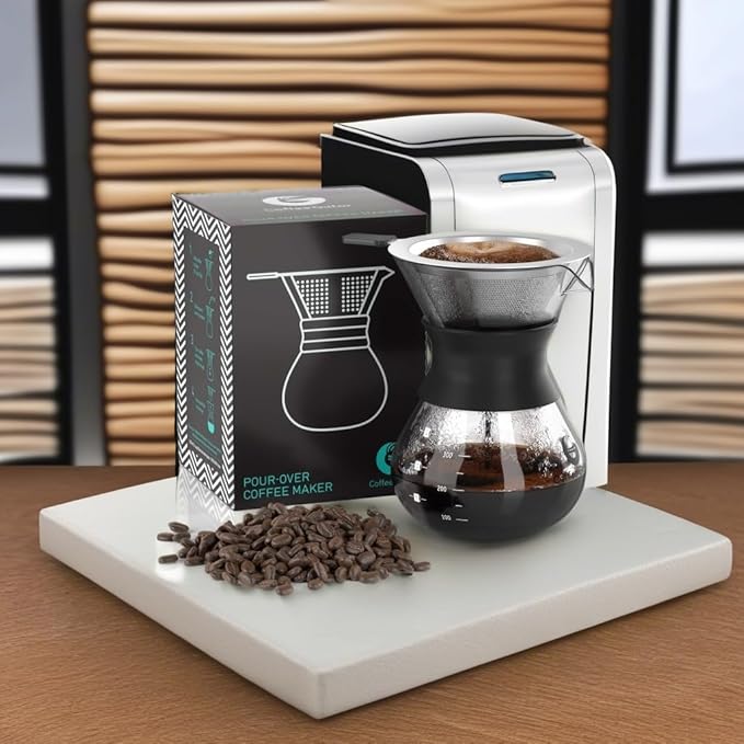 Coffee Gator Pour Over Coffee Maker Portable - 10.5oz