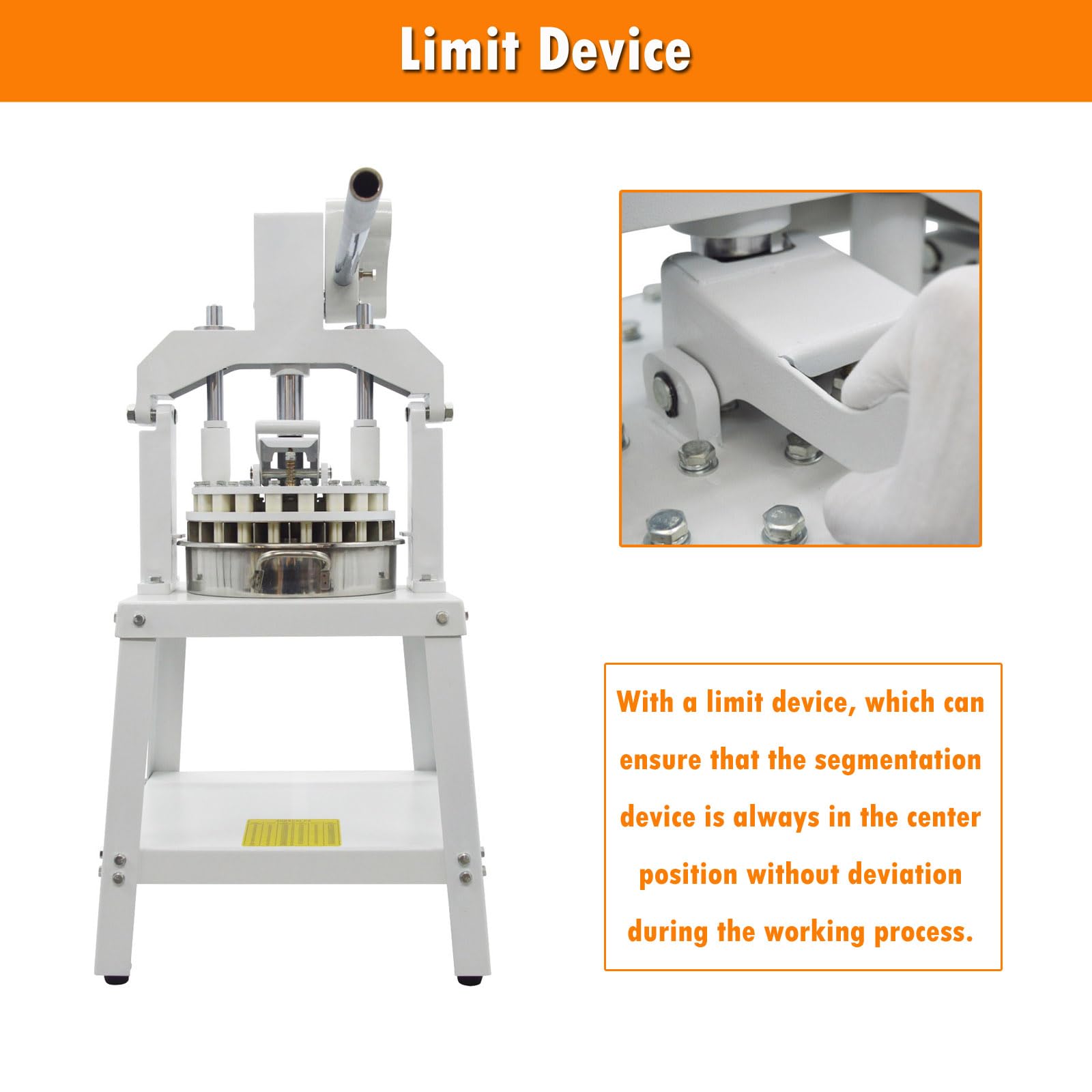 INTSUPERMAI Dough Divider and Rounder Machine - 18pcs Manual Dough Spacer Machine, 2.12oz-11.29oz for Bakery