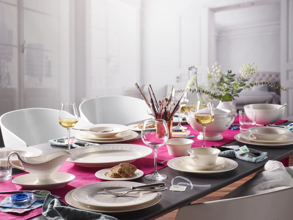 Villeroy & Boch Cellini 24 Piece Dinnerware Set, White