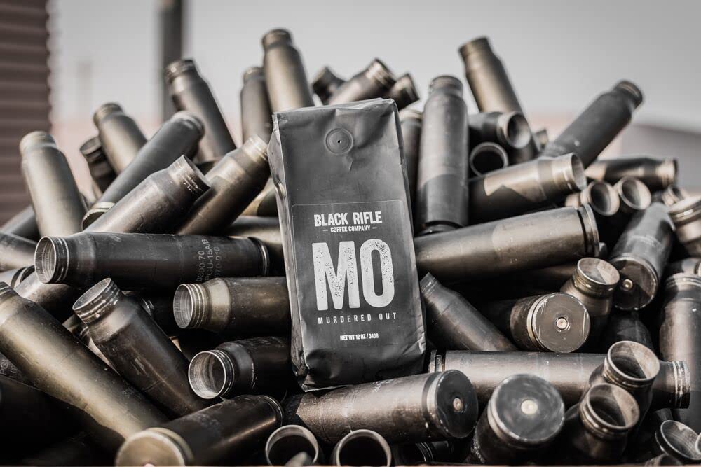 Black Rifle Coffee Dark Roast Ground Coffee Murdered Out 12 oz
