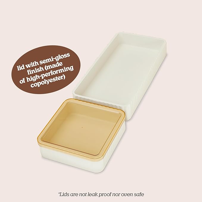 Cravings by Chrissy Teigen Silicone Baking Set with Lids, 4 Pieces