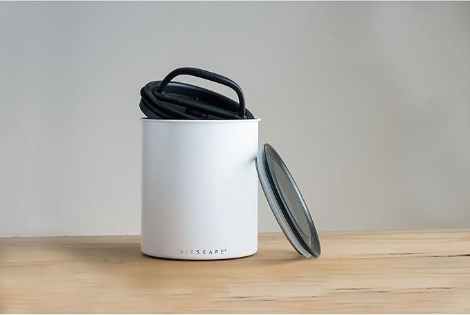 AirScape by Planetary Design | 2.2 lbs Coffee Storage | Matte White