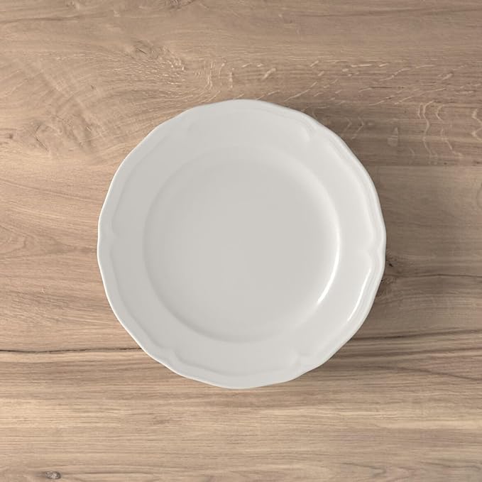 Villeroy & Boch Manoir 18 Piece Dinnerware Set, Creamy White