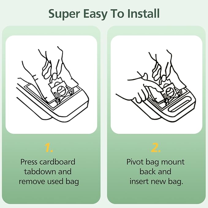 Type C/Q Vacuum Bags Replacement for Kenmore, 20 Pack