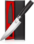 imarku 8 Inch Japanese Chef Knife,Single-Bevel Edge HC Steel Kitchen Knife