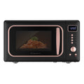 Frigidaire, 0.7 Cu. Ft. Retro Countertop Microwave Oven, 700W Compact Microwave with 8 Auto Cook Menus, Auto Defrost, 5 Power Levels, LED Display, Glass Turntable, Rosegold (Amazon Exclusive Color)