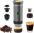 Decdeal Coffee Machine Coffee Maker Work With Capsule and Ground Coffee