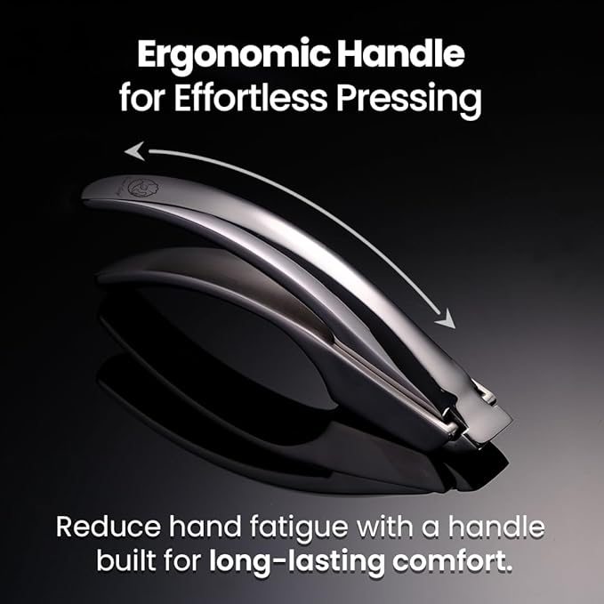 Gourmet Easy Lifetime Replace Garlic Press, No Need to Peel, Coarse Mince