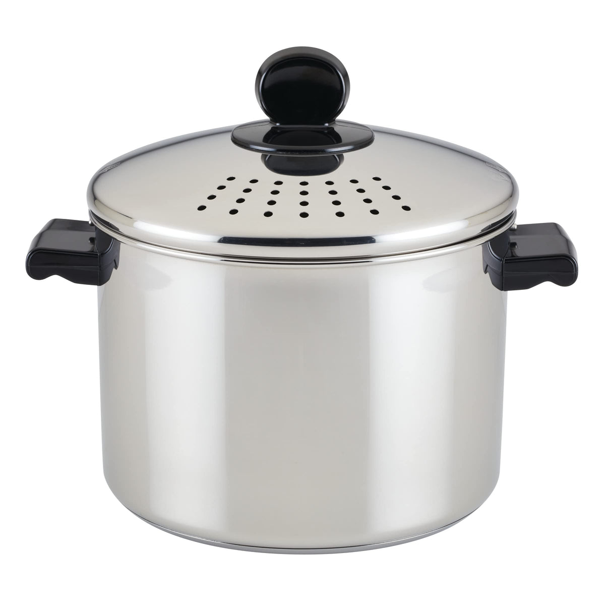 Farberware Classic Series Stainless Steel Pot with Lid, 8-Qt