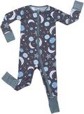 Little Sleepies Baby Pajamas, Blue To the Moon & Back, Preemie