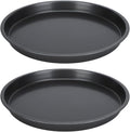 12 Inch Pizza Pan for Oven, Nonstick Aluminum Pizza Baking Tray, 2 Pack