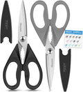 iBayam 8.7" All Purpose Kitchen Shears Heavy Duty with Protective Sheath