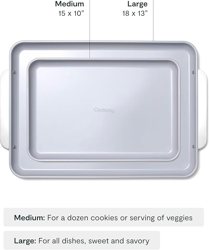 Caraway Non-Stick Ceramic Baking Sheet Duo