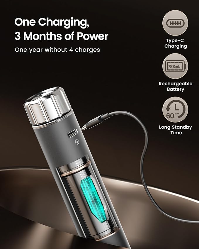 Maestri House LunaFro Max Rechargeable Milk Frother,Stepless Speed Control
