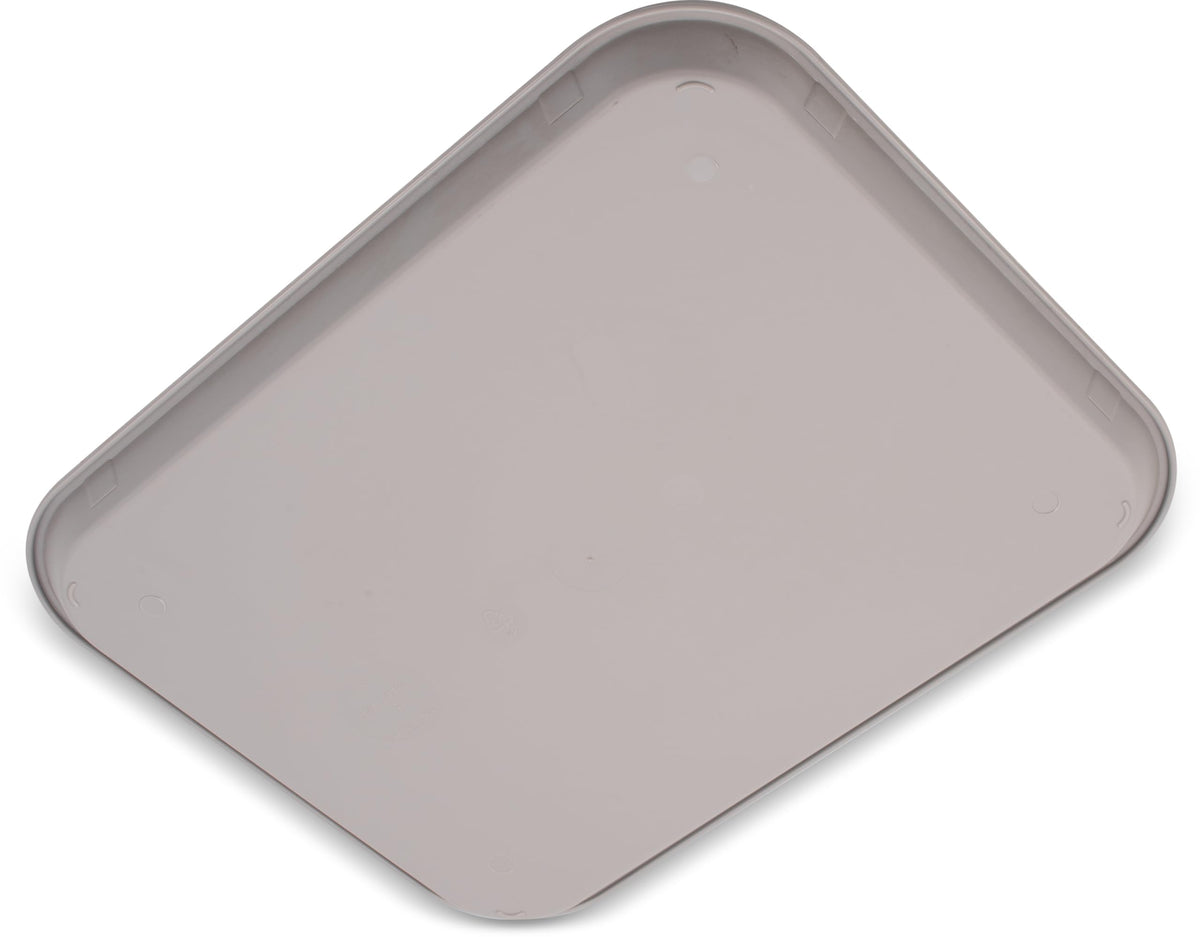 Carlisle FoodService Products Café Cafeteria Tray, Fast Food Tray for Restaurant or Commercial Use, 14" x 18", 12 Count, Gray