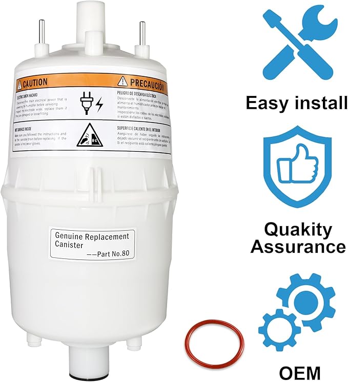 80 Replacement Canister for AprilAire 800 Steam Humidifier Models 800,865