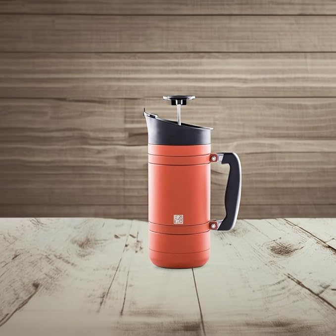 BruTrek by Planetary Design | BaseCamp French Press | 48 fl.oz - RedRock