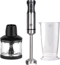 MasterChef Immersion Blender Handheld, Hand Blender 3 in 1 Set, 400W Motor