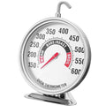 Oven Thermometer Extra Large 3" with Easy-Read Dial | 150-600F Pro Accurate Temp Gauge for Kitchen, Baking, Grill & Meat | Hang or Stand for Gas/Electric Ovens