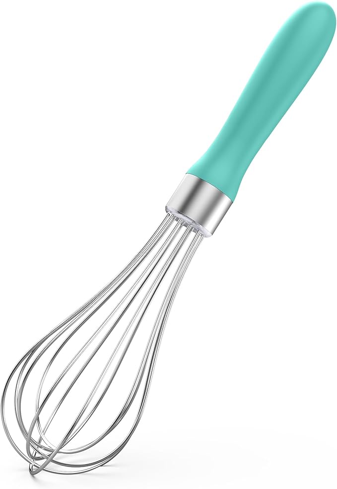 U-Taste Wire Whisk for Cooking, 18/10 Stainless Steel Wisk, S/Aqua Sky