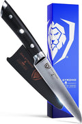Dalstrong Paring Knife - 3.5 inch - Forged High-Carbon German Steel - Black G10 Handle - Sheath - Small Knife Fruit Vegetable Cutting Knife - Gladiator Series Elite - Razor Sharp Kitchen Knife - NSF