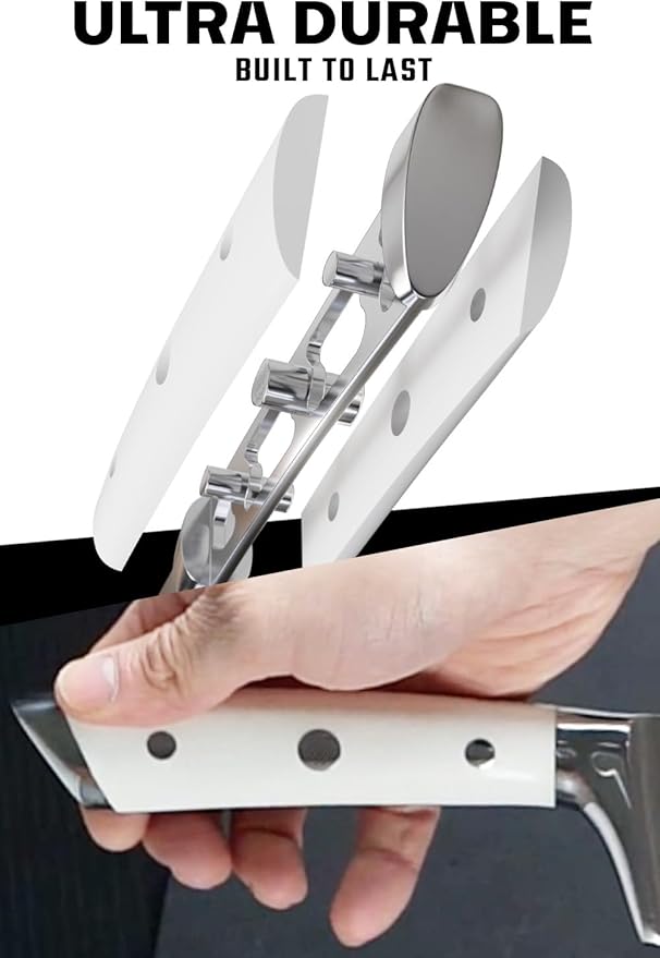 Dalstrong Chef Knife - 8 inch Blade - Forged HC German Steel Chef's Knife - Full Tang - Glacial White ABS Handle - Gladiator Series - Razor Sharp Kitchen - Professional - Sheath - NSF Certified