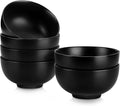 MALACASA 26 Qz Porcelain Soup Bowls, White Ceramic Cereal Bowls for Kitchen 6 inch Bowls Set of 6 for Oatmeal Salad Fruit Rice Dishwasher and Microwave Safe, Series Regular