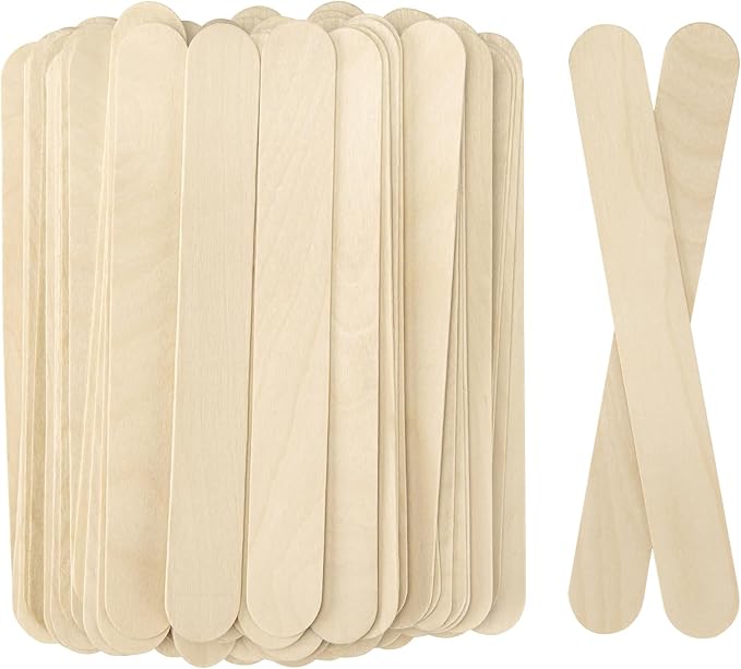 WISYOK 8" Jumbo Craft Sticks, 90Pcs, Extra Large