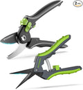 STAYGROW Gardening Scissors, Sharp Plant Trimming Scissors 2 Pack