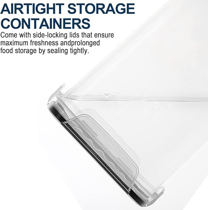 M MCIRCO Extra Large 4 Pack, 6.5L/7qt/220oz Tall Food Storage Containers