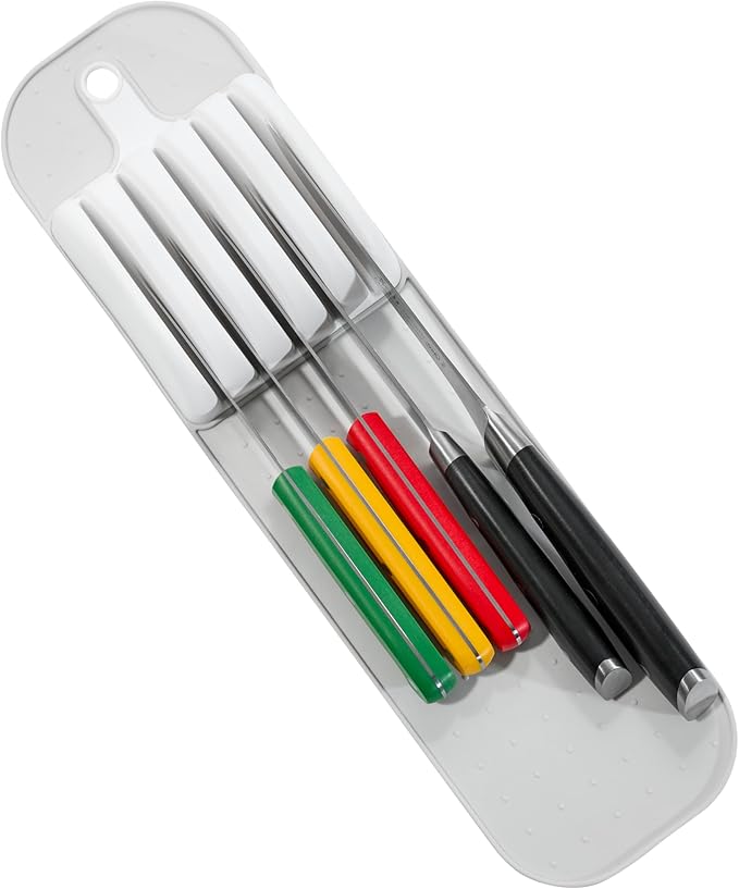 madesmart Classic In Drawer Knife Drawer Organizer, 5 Knives