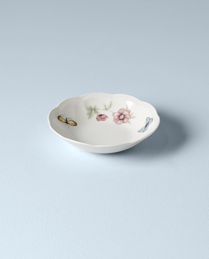 Lenox 6101836 Butterfly Meadow Fruit Bowl, 11 Oz Capacity, 6.75-Inch Diameter, 1 Piece