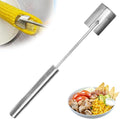 Corn Peeler For Corn On The Cob，Stainless Steel Corn Peeler, Corn on the Cob Remover, Fast and Safe, For Home Kitchens, Restaurants, Outdoor Dining