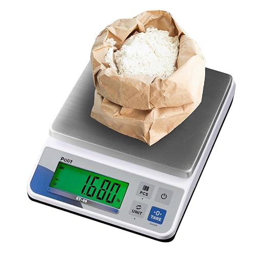 Polit Digital Kitchen Scale, High Capacity Food Scale for Baking, 18lb/8kg