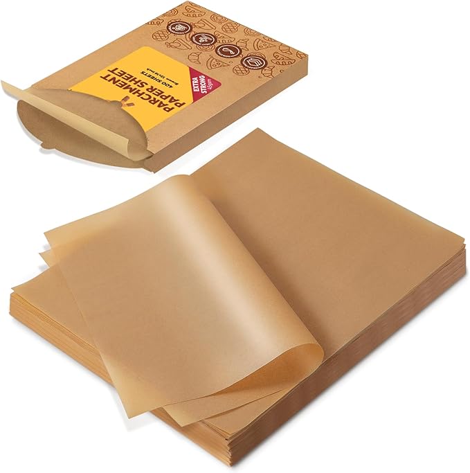 Katbite Parchment Paper Baking Sheets, 400 Pcs, 12x16 Inch, Heavy Duty