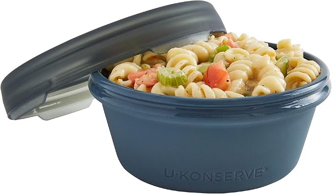 U-Konserve Platinum Silicone Food Container Bento Box 8 oz Night Harvest