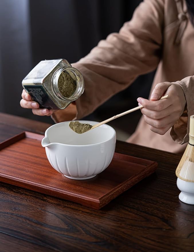 TANG PIN Matcha Set - Match Bowl and Whisk, 15 OZ Matcha Whisk Set