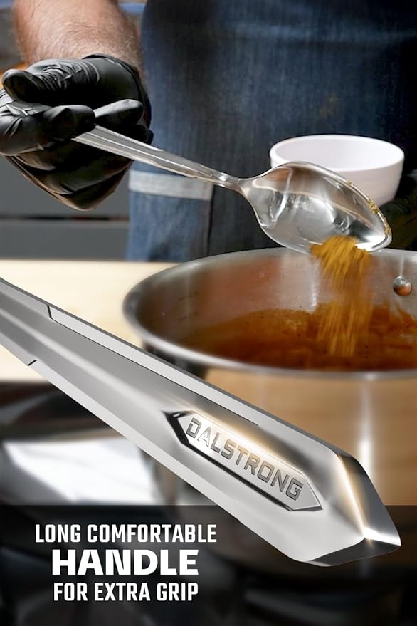Dalstrong Chef's Tasting & Plating Spoon — 9" 304 Stainless Steel, 1 Tbsp Measure — For Sauce Tasting, Fine Plating, Basting & Pro Kitchen Use — Corrosion Resistant, Mirror Polish, customer support