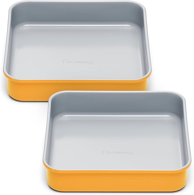Caraway 9" Non-Stick Ceramic-Coated Square Pan Set