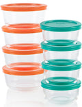 Pyrex Simply Store (8-Pack) Small Glass Food Storage Containers Set
