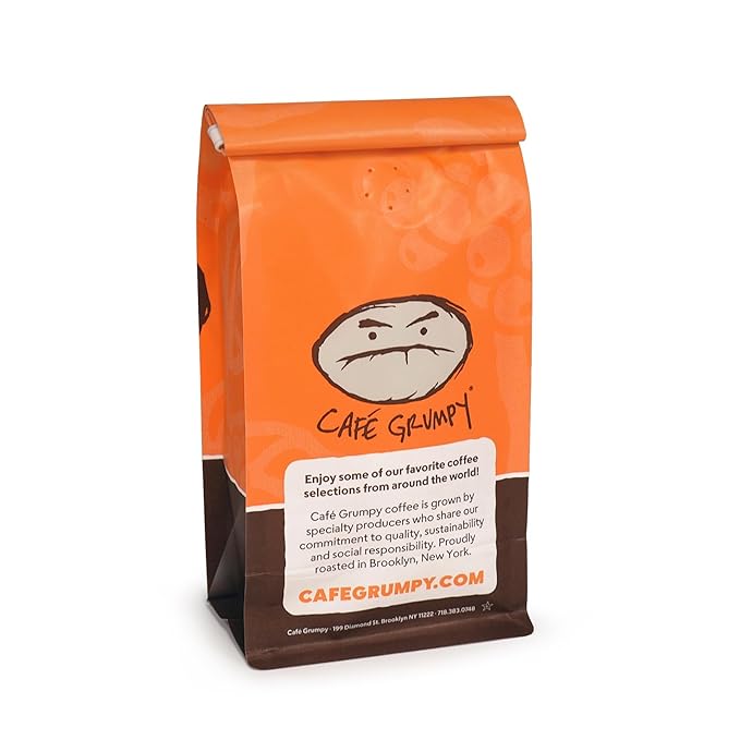 Café Grumpy Heartbreaker Blend Whole Bean Coffee, 12 oz bag Medium Roast Arabica, French Press Cold Brew Pour Over Drip Gourmet Breakfast