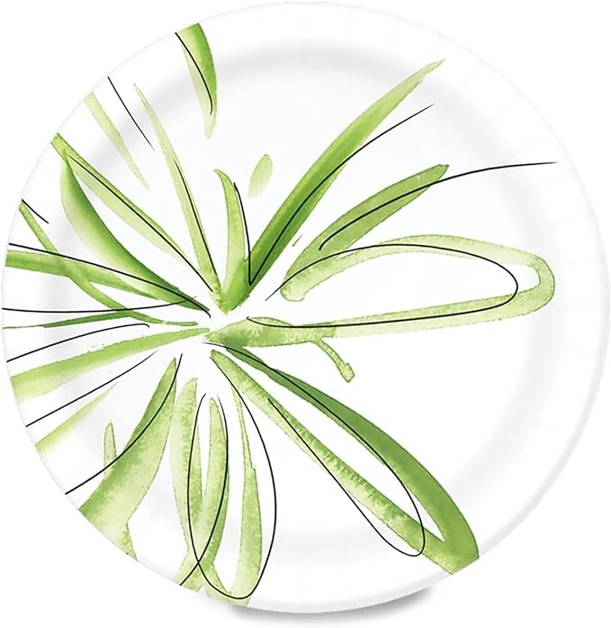Amazon Basics Everyday Paper Plates, 10 Inch, Disposable, 100 Count