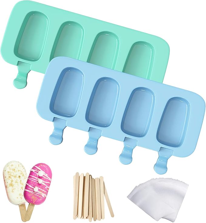 Popsicles Molds, Ozera 2 Pack Homemade Cake Pop Molds Cakesicle Maker Set