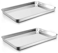 P&P CHEF Baking Sheet Pan, Stainless Steel Cookie Sheet, 16 Inch & 2 Pcs