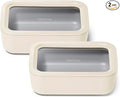 Caraway 2-Piece Glass Food Storage Set with Lids