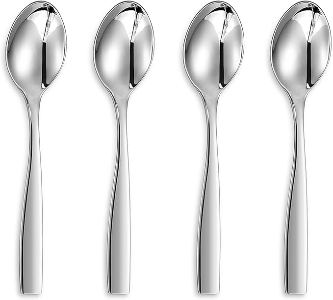 KEAWELL Premium Louis 4-Piece 18/10 Teaspoon Set (6.4" Teaspoon)