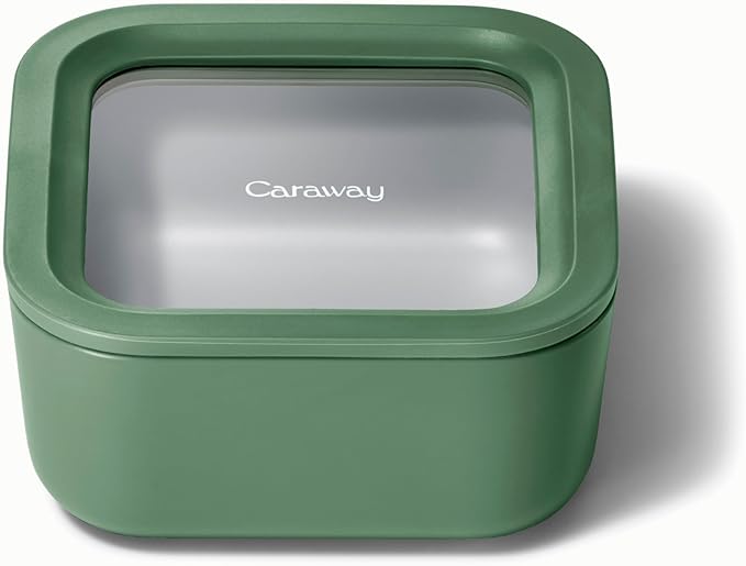 Caraway Glass Food Storage Container with Lid