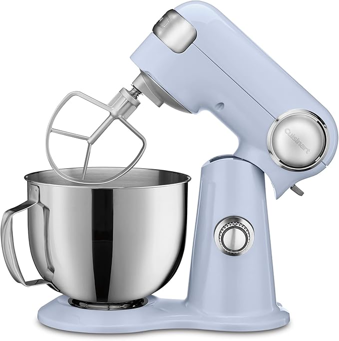 Cuisinart SM-50BLU Precision Master 5.5-Quart Stand Mixer, Frosted Blue