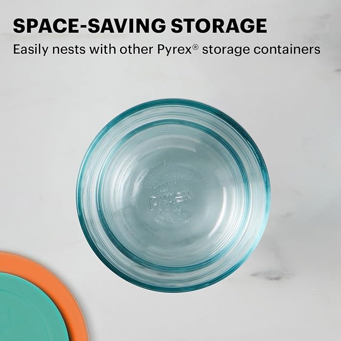 Pyrex Simply Store (8-Pack) Small Glass Food Storage Containers Set